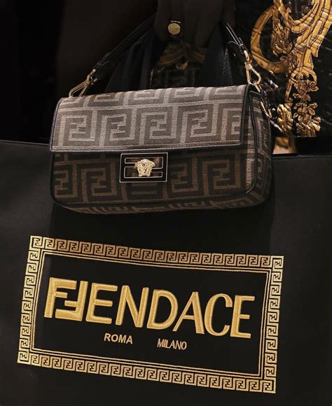 fendi versace baguette bag|Versace fendace collection.